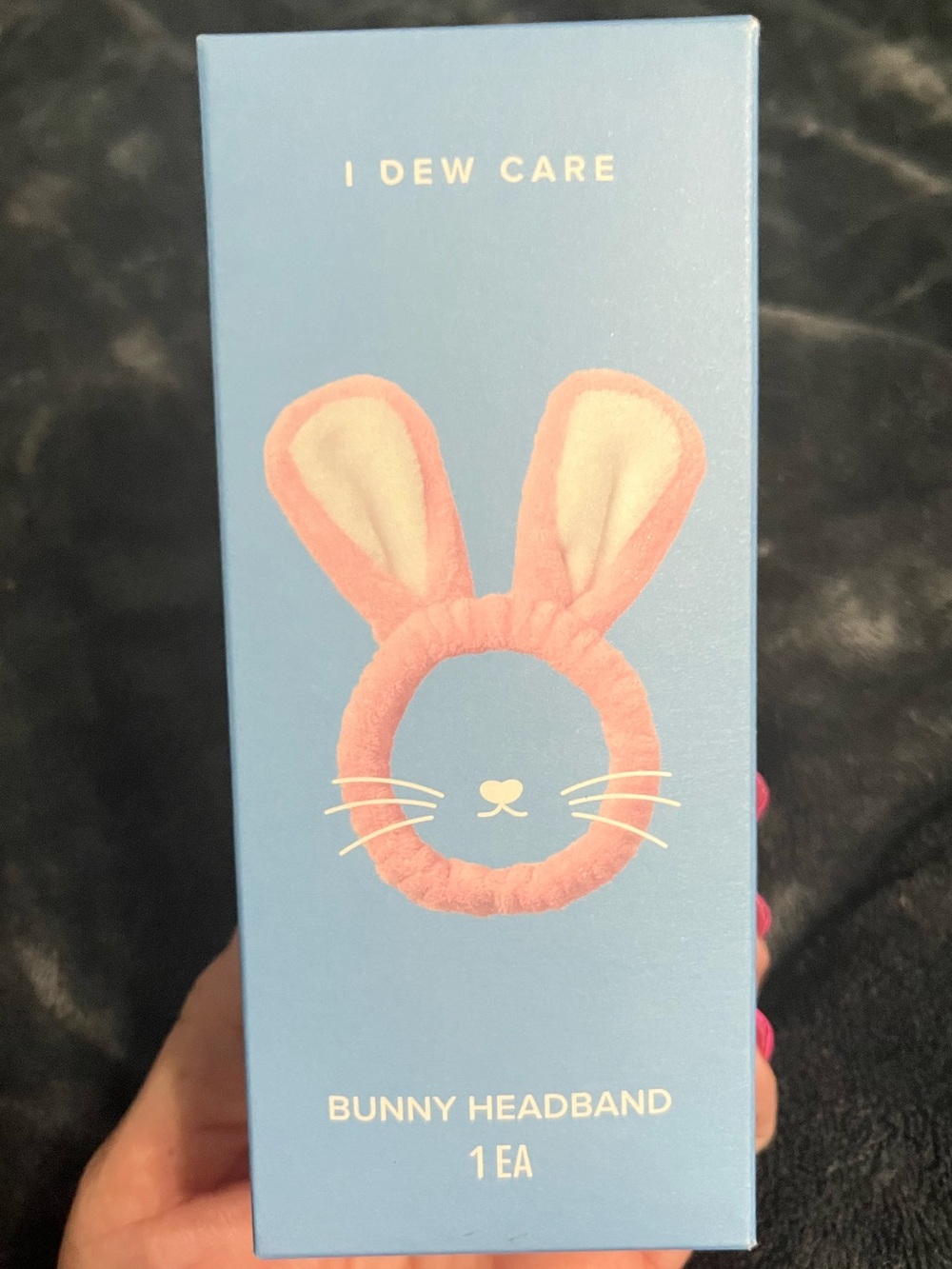 I Dew Care Kids Bunny Headband - Soft Pink